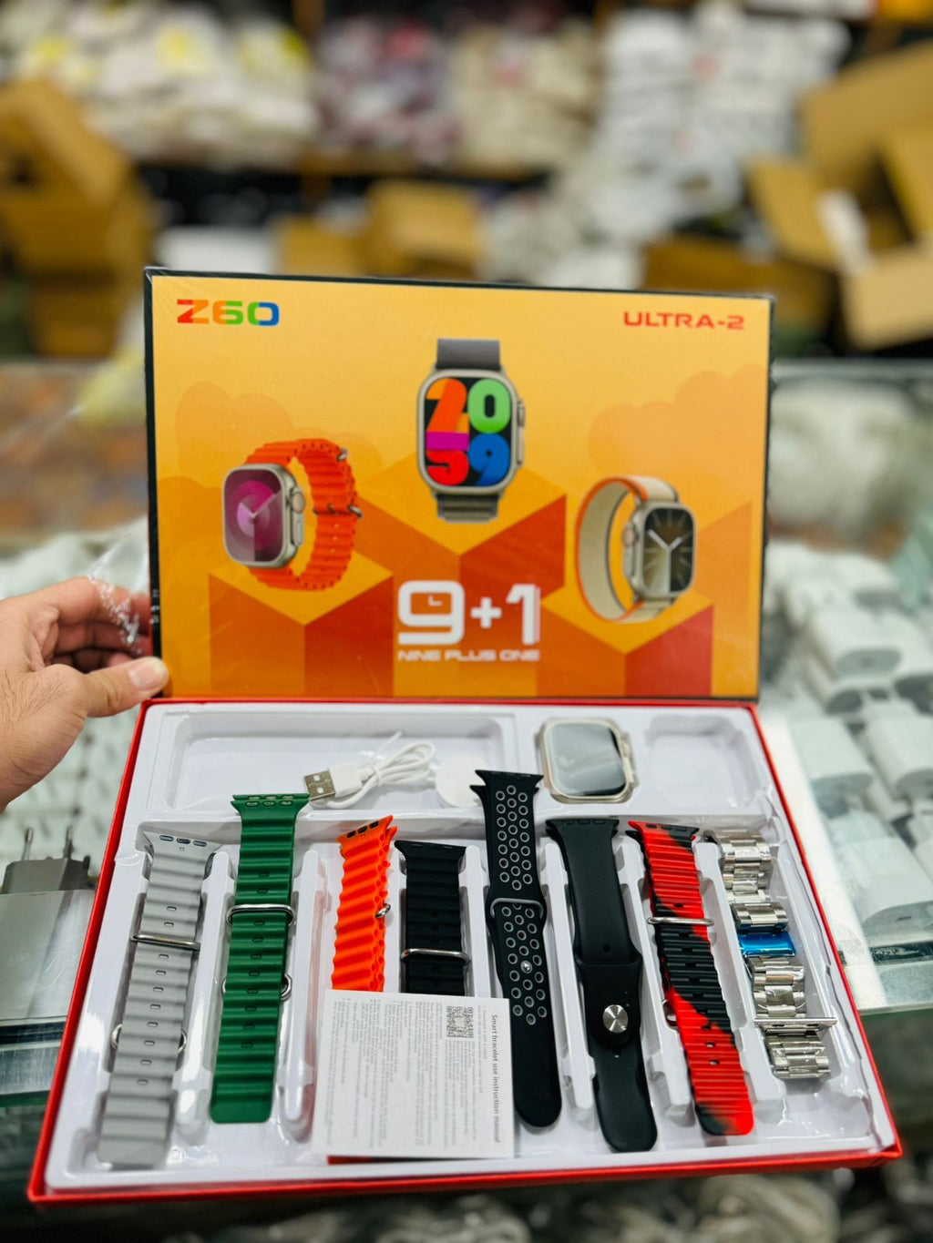 9+1 Z60 Ultra-2 Big Ips Display 49mm 8+Silicone Case