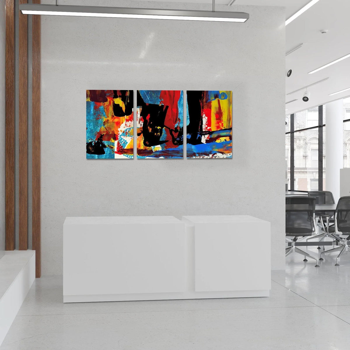3D Wall Art Panels Frame Canvas Painting Modern Wall Art SET OF 3