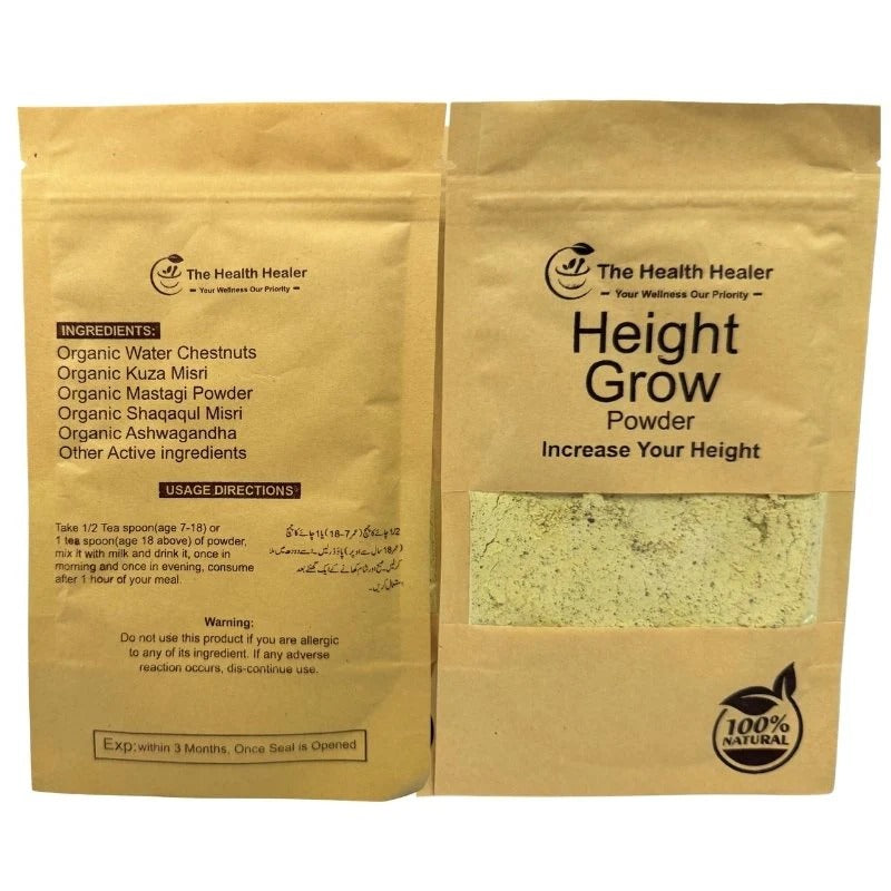 The Health Healer Height Grow Powder – 100% Natural Height