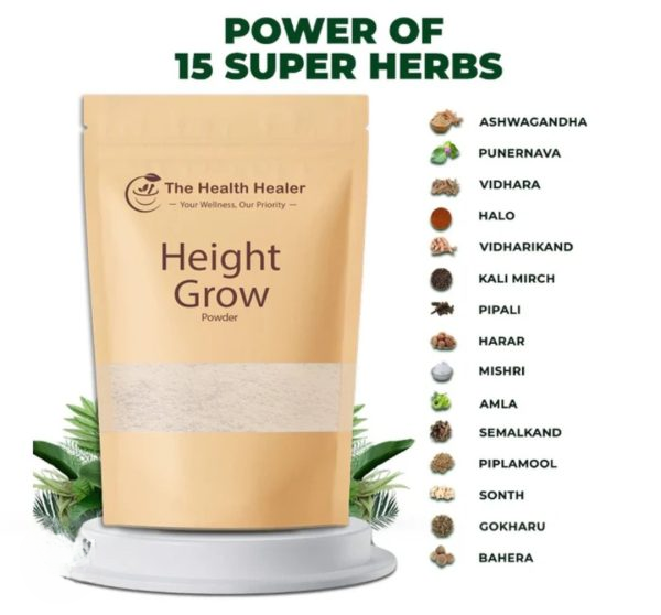 The Health Healer Height Grow Powder – 100% Natural Height