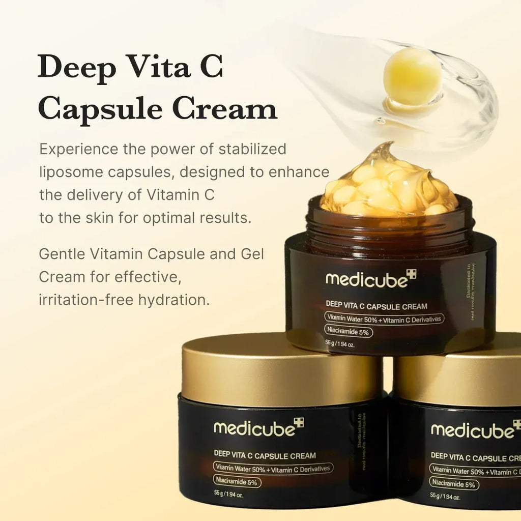 Medicube Deep Vita C Capsule Cream 55g | Brightening & Anti-Aging
