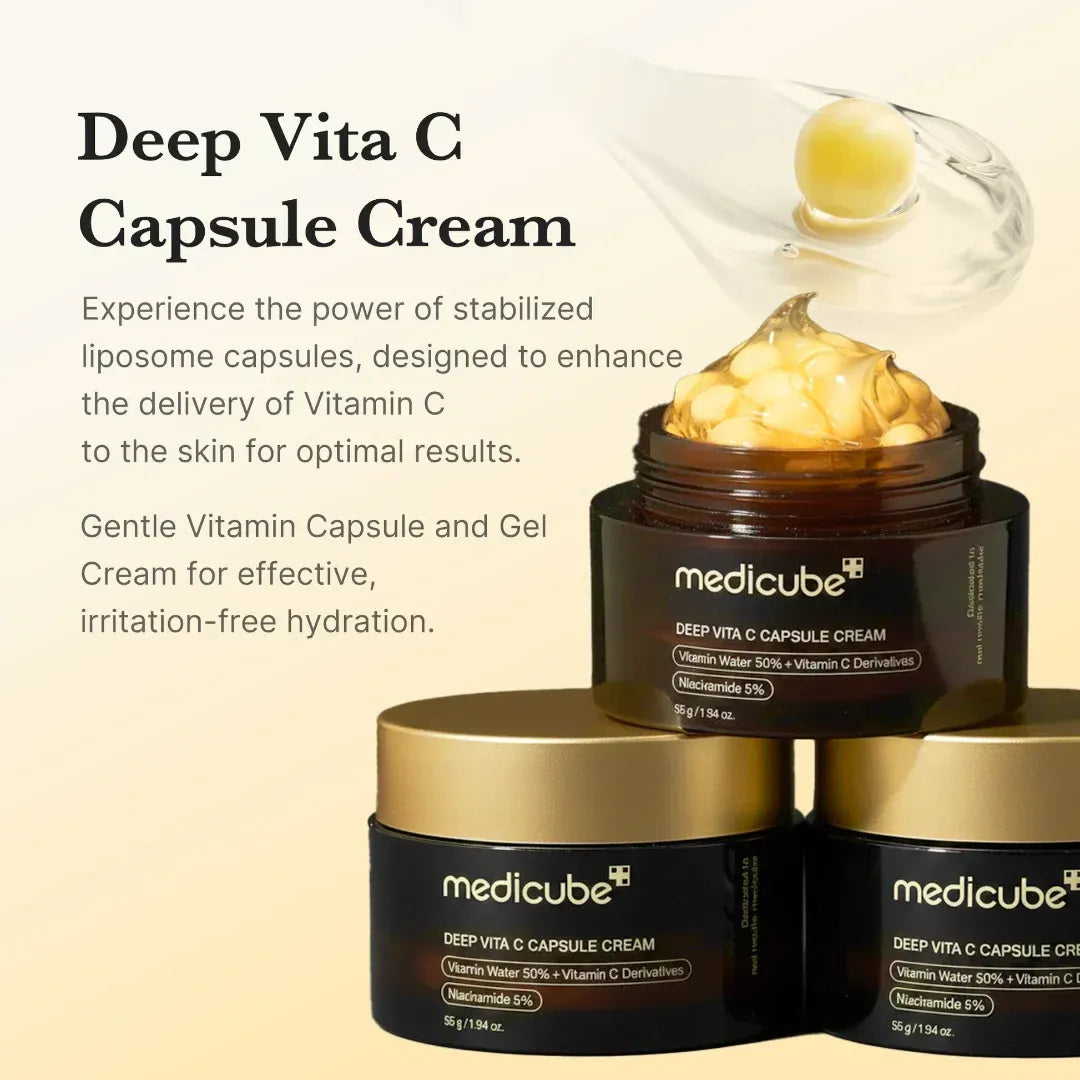 Medicube Deep Vita C Capsule Cream 55g | Brightening & Anti-Aging