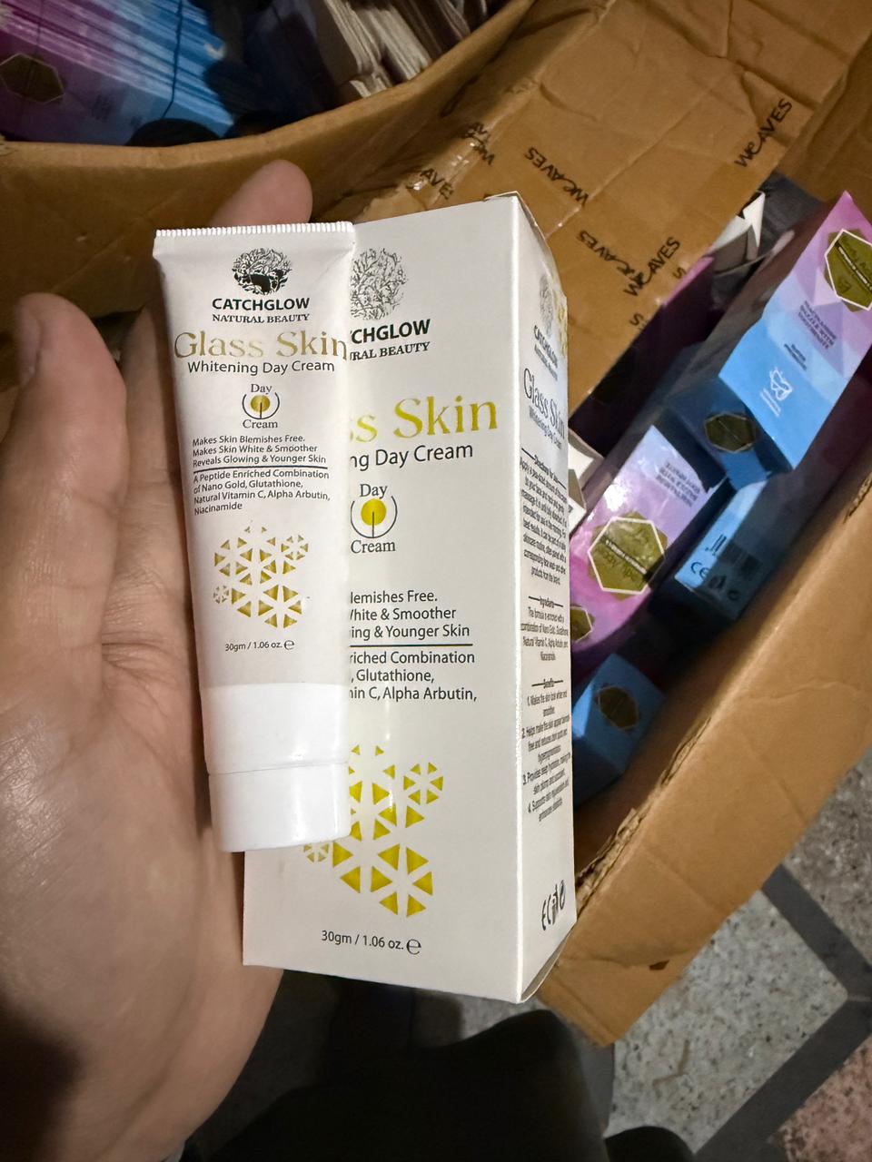 Catchglow Natural Beauty Glass Skin Whitening Day Cream