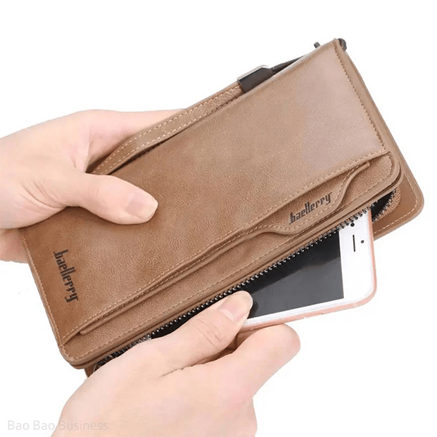 Balebaily Long Wallet for Men & Women with Zipper