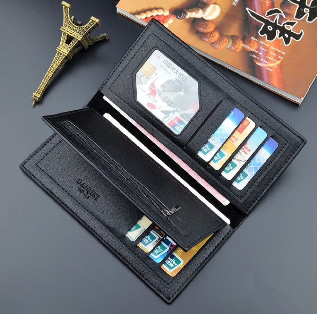New Design Long Wallet for Men & Women | 12 Card Slots |