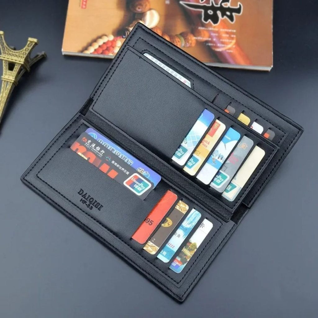 New Design Long Wallet for Men & Women | 12 Card Slots |
