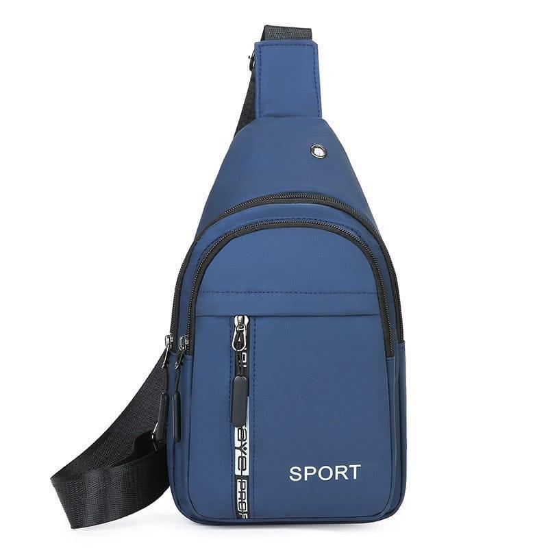Premium Men’s Tactical Sport Chest Sling Bag For Travel & Hiking - Black
