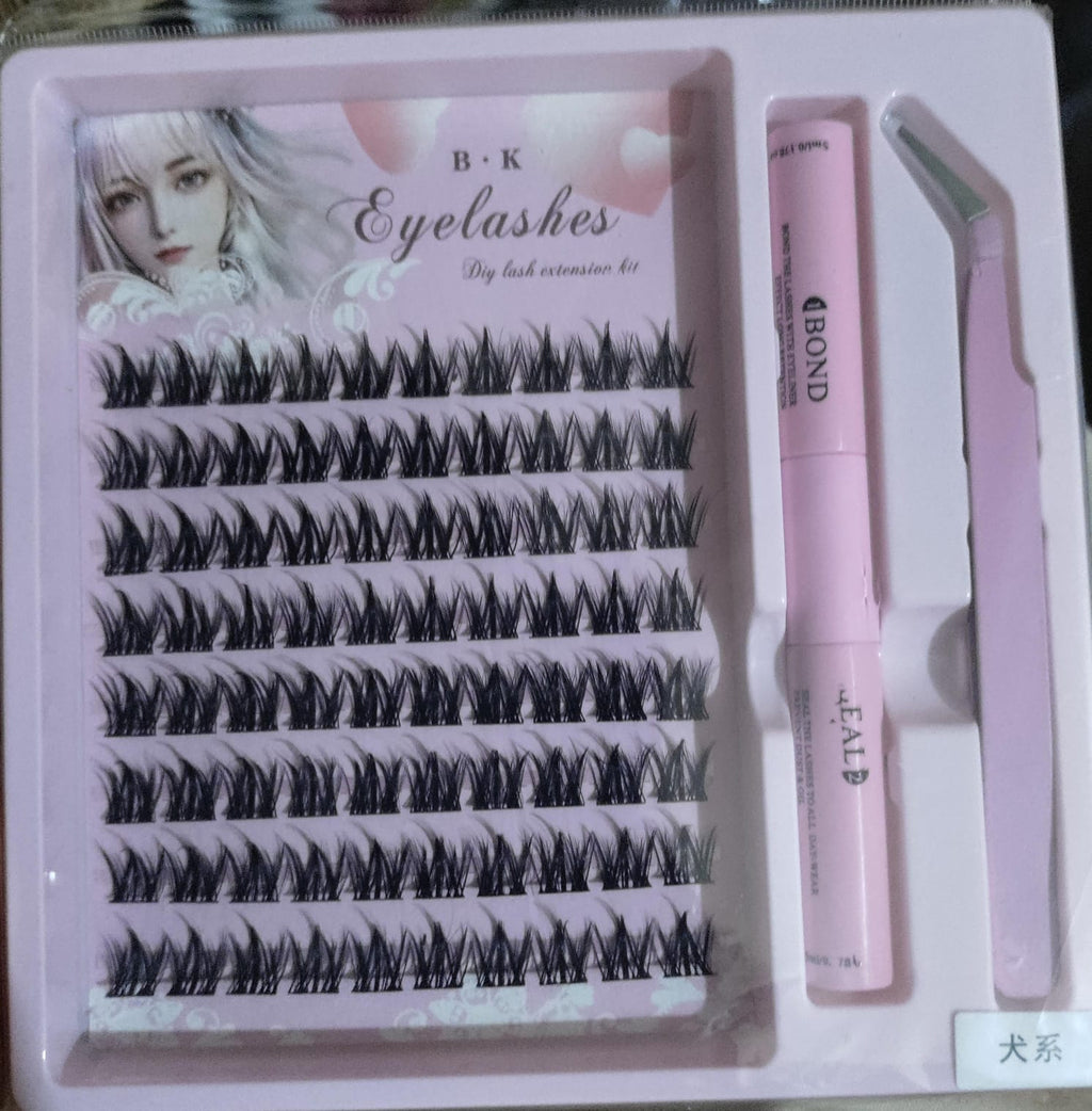 3 In 1 Permanent Eyelash Extension Set Professional Lash Kit | Light
