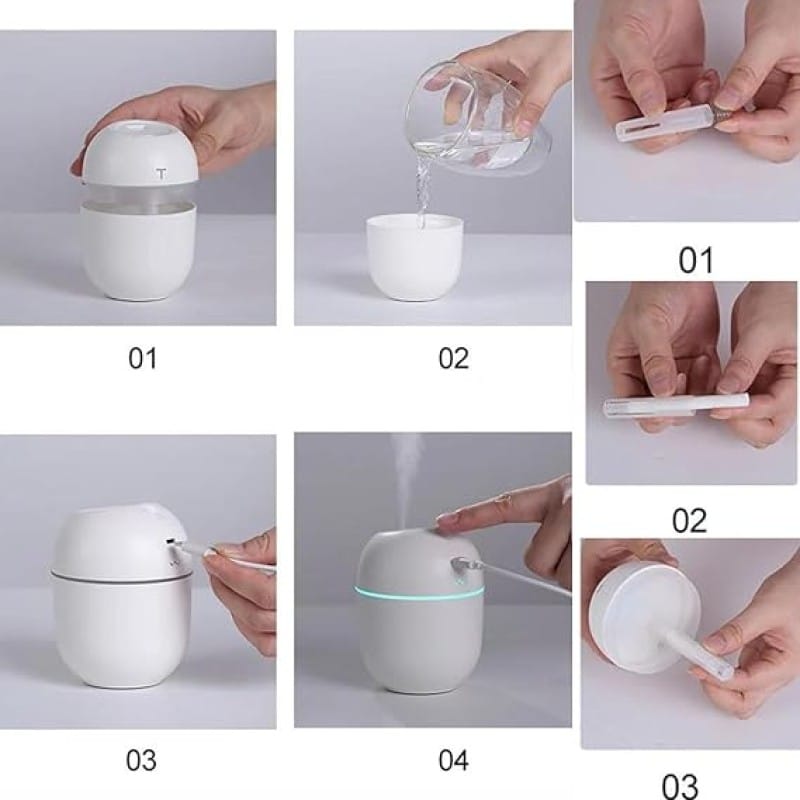 3 In 1 Air Humidifier Essential Oil Aroma Diffuser For Home