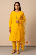 Premium Katan Silk Unstitched 3 Piece