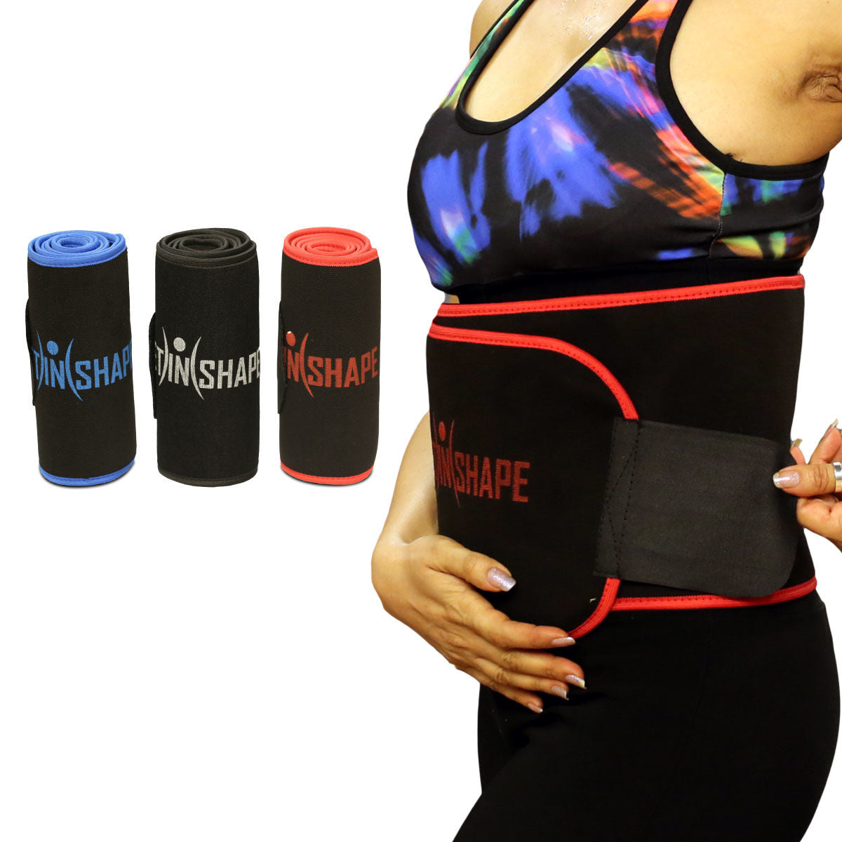 Slimming Waist Trimmer Belt For Men & Women – Adjustable Sweat Belt For Weight Loss