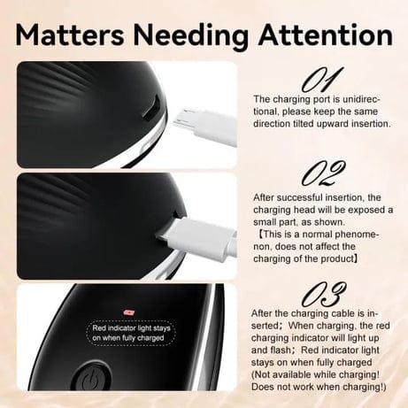 Rechargeable Neck & Face Massager With EMS Microcurrent – 3 Color Light