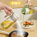 2-In-1 Oil Sprayer Bottle For Kitchen -