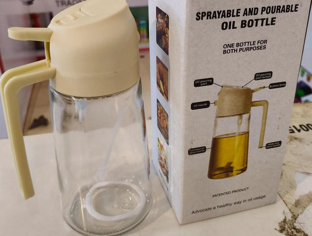 2-In-1 Oil Sprayer Bottle For Kitchen -