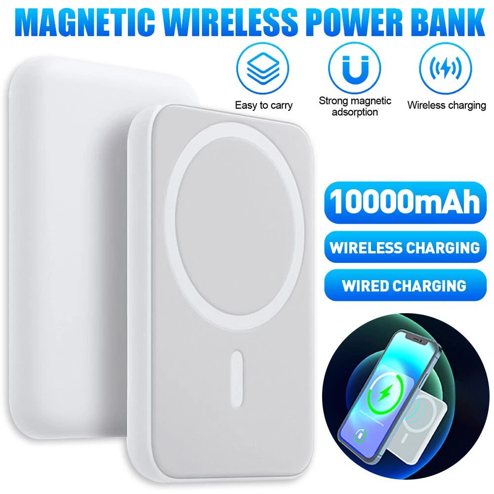 10000mAh Magnetic Wireless Power Bank -
